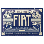 Fiat - Tin Sign - Nostalgic Art - 20 x 30 cm