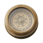 Fitzroy’s Compass | Antiqued Brass Finish | Decorative Working Instrument