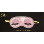 Satin Sleep Eye Mask - Pink Glitter