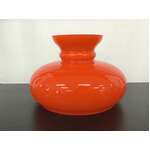 RETRO Orange Cased Glass Light Shade - Bright