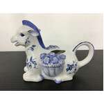 1986 Franklin Mint Hallie Greer Donkey Creamer | Country Friends 