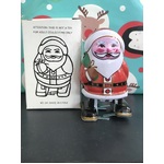 Santa Wind Up Tin Toy - Small