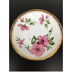 VINTAGE Bone China Taylor & Kent Pink Floral Saucer
