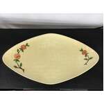 VINTAGE Braemore Pottery Rose Serving Plate 