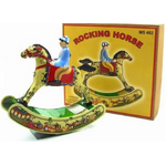 Rocking Horse Wind Up TIn Toy