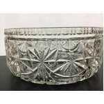 VINTAGE Pressed Glass Bowl - Large - 20 cm Diameter 