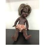 VINTAGE Metti Australia 33 cm Indigenous Doll - Blinking Eyes Moveable Limbs