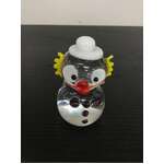 VINTAGE Art Glass Clown Ornament - 6.8 cm Tall 