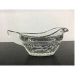 Art Deco Glass Sauce Boat Jug - Small 