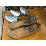 ANTIQUE Shoe Stretchers - Wooden & Aluminium - Lot of 5
