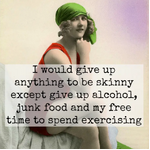 I Would Give Up Anything - Funny Square Fridge Magnet