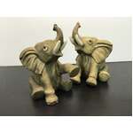 VINTAGE Lefton Elephant Ornaments x 2 | 1993 | 01219