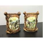 VINTAGE Enesco Bag Donkey Salt & Pepper Shakers | Made in Japan 