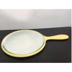 VINTAGE Xylonite Hand Mirror | Bevelled Edge | Made in England