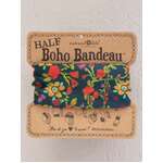 Natural Life Half Boho Bandeau | Forest Flowers | Headband Hair Scarf