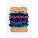 Natural Life Skinny Scrunchies | Lot of 5 | Velvet Floral Mix