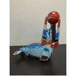 Seal w Ball Wind Up Tin Toy | Collectable Retro