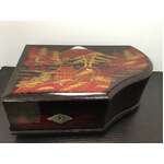 VINTAGE Japanese Lacquer Musical Jewellery Box w Ballerina | Toyo | Working