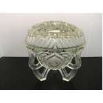 ART DECO Sowerby Rose Bowl w Flower Frog