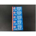 2003 Domino's Pizza Vouchers Australia 