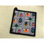 Bugs & Insects Square Pot Holder | Cotton | Australian Design