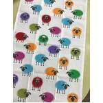 Colourful Sheep Kitchen Tea Towel | 100% Cotton | Australian Designed