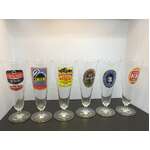 VINTAGE Australian Beer Glass x 6 | Swan VB Tooth's Castlemaine West End Cascade