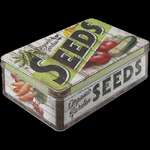 Nostalgic Art Flat 2.5L Storage Tin | Seeds 