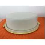 RETRO Tupperware Cake Canister | Harvest Gold | No Handle