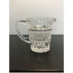 VINTAGE Crystal Creamer Jug | 7 cm Tall 
