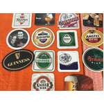 European Beer Coasters x 14 | Cardboard