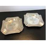 VINTAGE British Motorcycle Racing Trophy Ashtrays x 2 | 1968 69