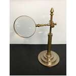 Darwin Desk Magnifier | Brass & Glass | Adjustable | Paradox Collections