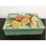 VINTAGE Cadbury's Milk Tray Chocolates Tin - Carnations - 2 Lbs - Hinged Lid