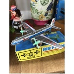 Tin Toy Air Plane - Friction Powered Propellers  