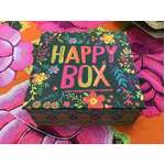 Natural Life Happy Box | Storage or Gift Box | 13.5 x13.5 x 5 cm