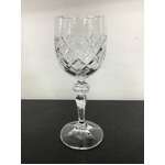 VINTAGE Bohemia Crystal Crystalex Mirell Wine Glass - Cut Crystal 