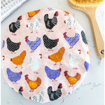 Shower Cap - Bright Hens - Linen