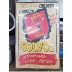 Solvol Soap - Retro Metal Sign A4