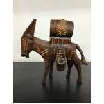 MCM Wooden Donkey Ornament - 17 cm Tall 