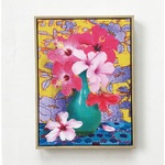 Framed Canvas Print - Hibiscus - 30 x 40cm - Anna Chandler