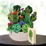3D Paper Pop Up Card Large - Cactus