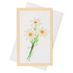 Framed Standing Card - Quilled White Daisy