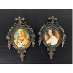 VINTAGE Brass Drawer Pulls x 2 