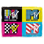 MTV - Large Tin Sign - Nostalgic Art - 30 x 40 cm