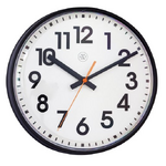 NeXtime 26cm Domed Peter Wall Clock Black