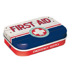 Retro Mint Tin - Blue First Aid - Sugar Free Mints