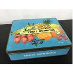 VINTAGE Pascall Fruit Bonbons Tin 1 Lb Net 
