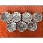 VINTAGE Nutbrown Made in England Aluminium Moulds - Lot of 7 - Mini w Star Base