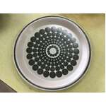 VINTAGE Stanley Roberts Japan Sandcrest Stoneware Dinner Plate - Dots - 27 cm
